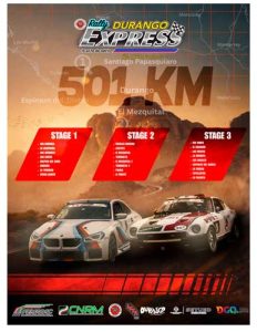 Portada del Iitinerario y mapas del Durango Express 2026